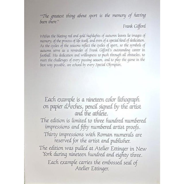 1980s Robert Peak "Spirit of Sport" Ap 15/50 Signed and Numbered Artist Proof - Set of 6 For Sale - Image 9 of 16