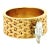 1970s FJG 14k Gold Basket-Weave Ring With Marquise Diamond, Size 5 For Sale
