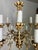 Wood Italian (12) Light Painted & Parcel Gilt Chandelier For Sale - Image 7 of 11