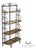 Morecraft French Country Style Wrought Iron And Glass Étagère For Sale