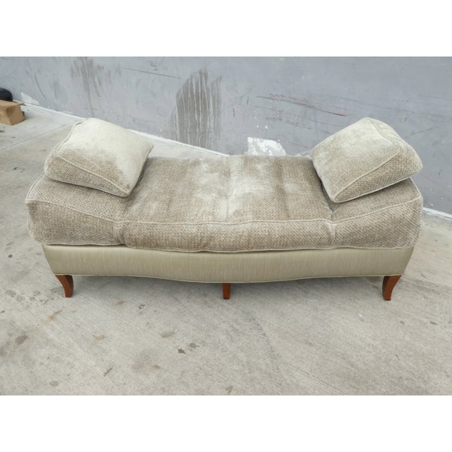 1990s Classic Donghia Daybed or Upholstered Bench For Sale - Image 10 of 11