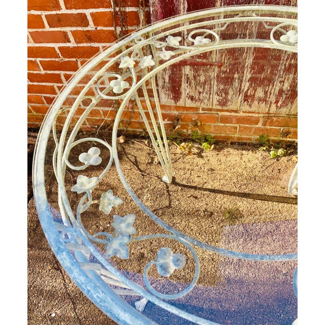 Vintage Wrought Iron Salterini Table For Sale In New York - Image 6 of 11