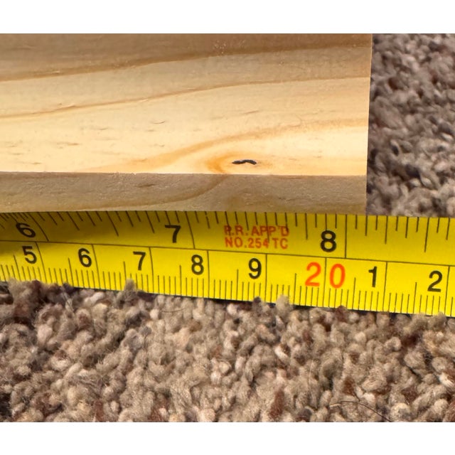 Pair of Decorative Unfinished Wood Corbel Brackets; Modern Colonial Style. Nib For Sale - Image 11 of 12