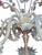 Italian 1950s Venetian Murano Glass Floral Floor Lamp, Multicolor For Sale - Image 3 of 10