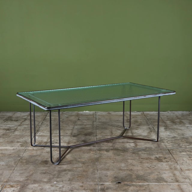 Brown Jordan Walter Lamb Rectangular Bronze Patio Dining Table for Brown Jordan For Sale - Image 4 of 16