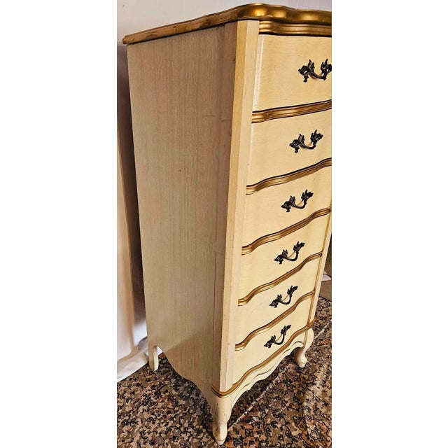 This classic and exquisite lingerie chest is the perfect country chic, shabby chic, French provincial, or a great addition...