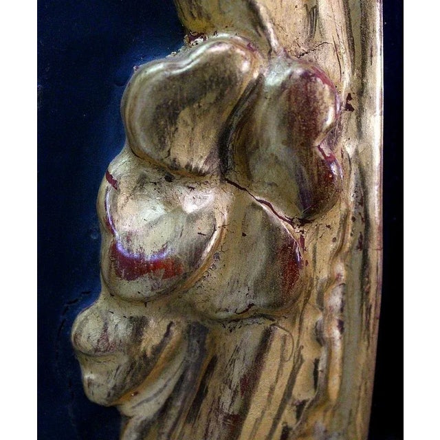 Small Antique Louis XVI Style Gilded Wood Mirror For Sale - Image 14 of 18