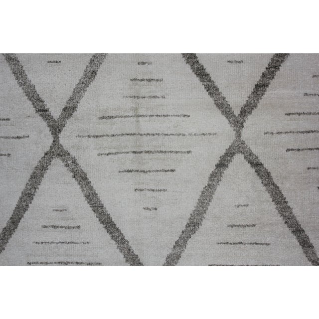 Modern Hand Knotted Bamboo Rug by Aara Rugs Inc. - 10' x 14' For Sale - Image 3 of 5