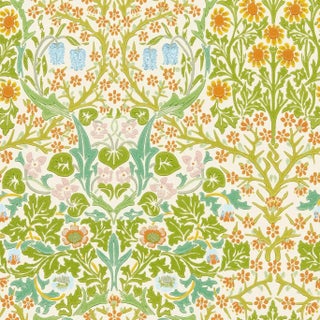 Morris & Co Blackthorn Wallpaper in Spring For Sale
