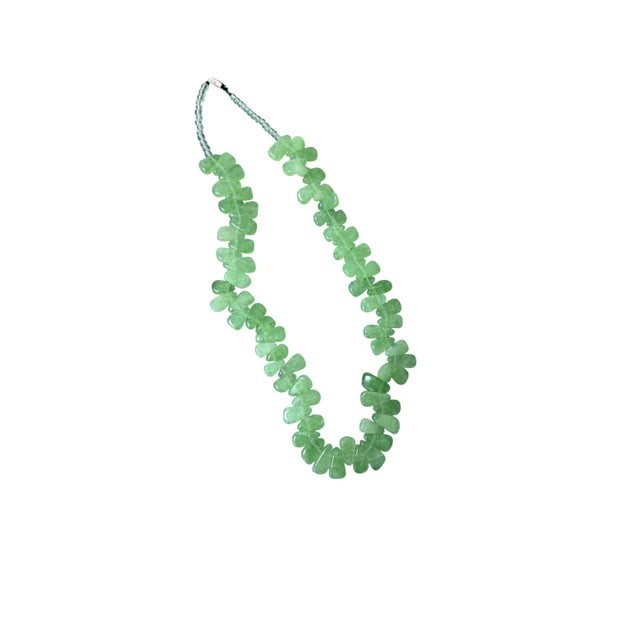 1960s Vintage 1960’s Crysophase Necklace With Sterling Silver Clasp For Sale - Image 5 of 7