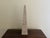 Tan Late 20th Century Neoclassical Marble Obelisk in Variegated Brown and Tan Stone For Sale - Image 8 of 12