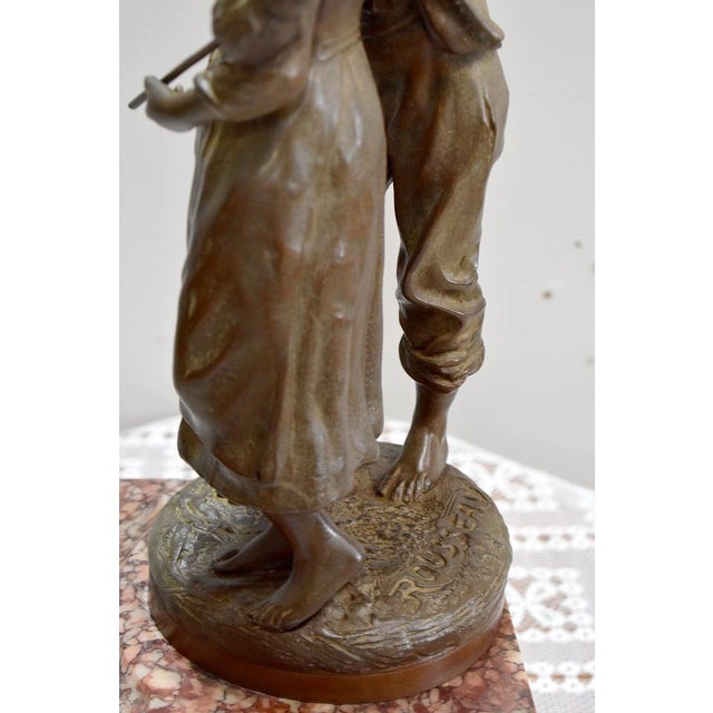 19th Century Pendulum with Regulate from Rousseau For Sale - Image 17 of 18