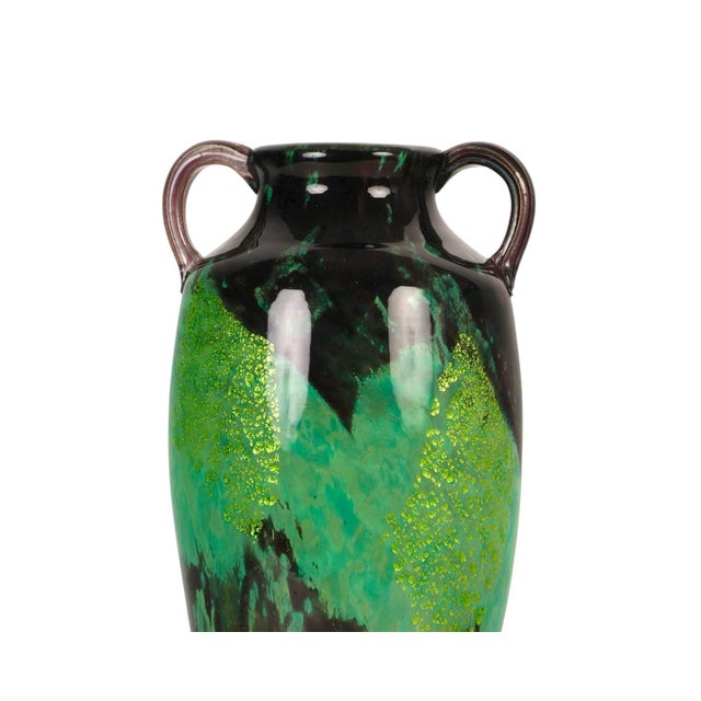 Early 20th Century French Art Deco Nancy Daum Tall Decorative Vase For Sale In New York - Image 6 of 9