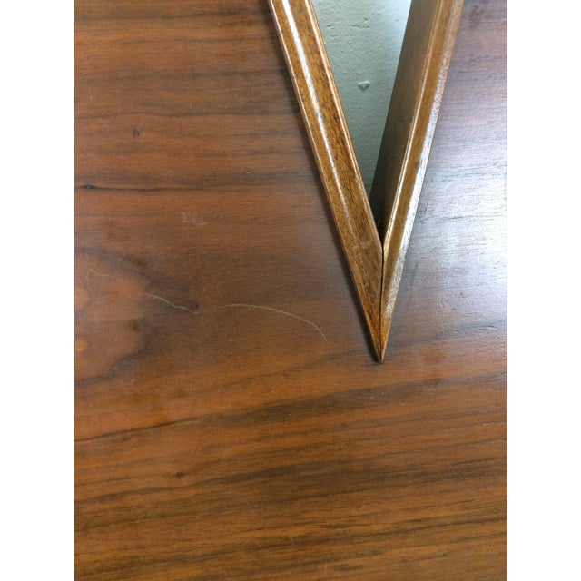 Brown Mid Century Modern Full Sized Headboard by Albert Parvin for American of Martinsville For Sale - Image 8 of 12