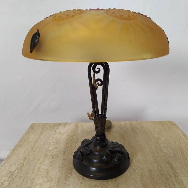 Art Deco Amber Lamp, 1920s For Sale - Image 18 of 18
