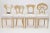 Contemporary Biedermeier White Eclectica Dining Chairs from Silvio Piattelli, Set of 8 For Sale - Image 3 of 18