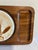 Vintage Goodwood Teak and Ceramic Tile Serving Tray, Wheat Motif, Japan For Sale In Oklahoma City - Image 6 of 10