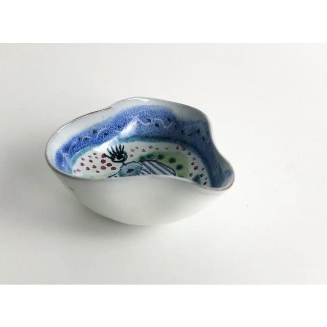 1970s Ceramic Bowl by Jane Wahlstedt & Nils Larsson for Janikeramik, Sweden, 1950s or 1960s For Sale - Image 5 of 12