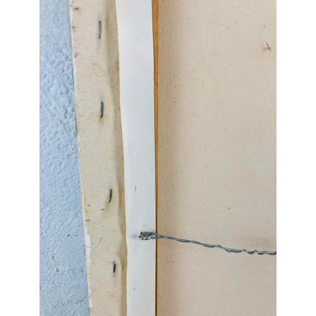 Vintage Oversized Abstract Painting For Sale - Image 4 of 9