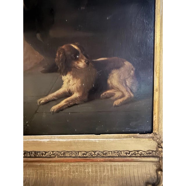 Modern Letter from a Noble Family, Burg Castle, Probably 19th Century, Oil Painting on Panel For Sale - Image 3 of 13