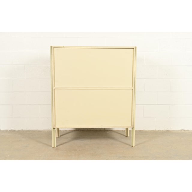 Raymond Loewy for Doubinsky Frères Mid-Century Modern Highboy Dresser, 1960s For Sale - Image 11 of 12