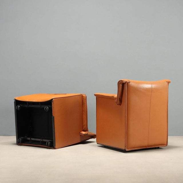 Laurianetta Lounge Chairs attributed to Afra and Tobia Scarpa for B&B Italia, Set of 4 For Sale - Image 10 of 13