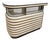Vintage Cocktail Bar in Faux Leather, 1960s For Sale