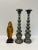 Pair of Vintage Metal Candlesticks For Sale - Image 4 of 11