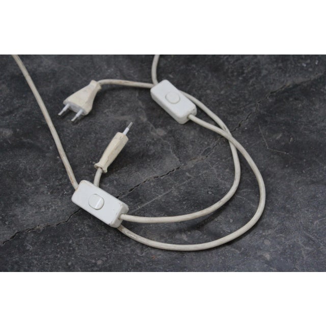 Mid-Century Modern White Ceiling Lamps, 1970s, Set of 2 For Sale - Image 3 of 10