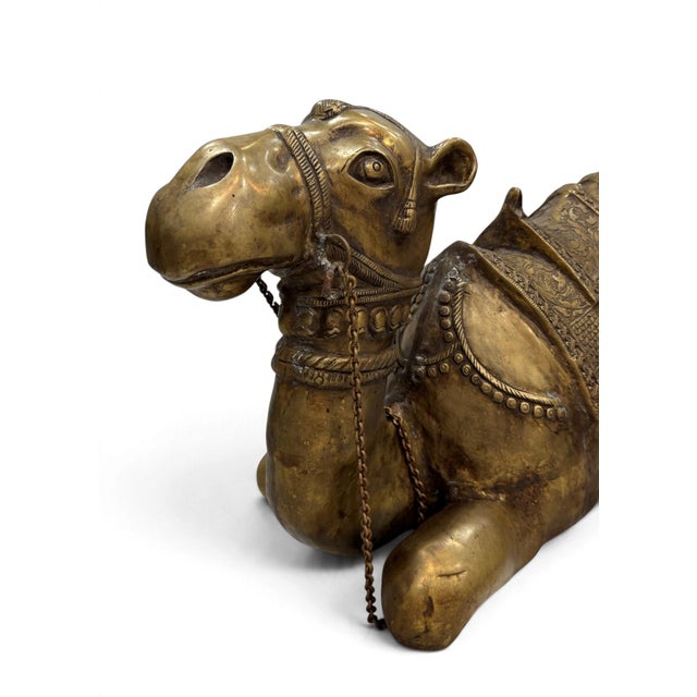 Ornate Bronze Camel Sculpture For Sale In West Palm - Image 6 of 11