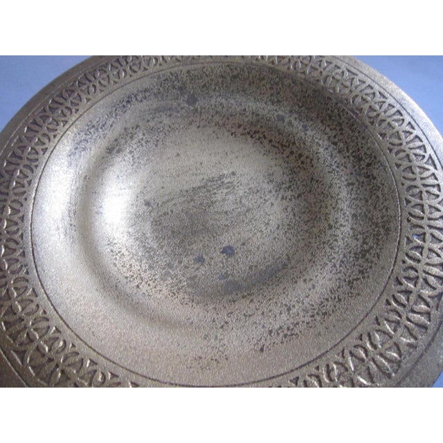 1930s Tiffany Studios Bronze Dore Footed Compote, #1664 For Sale - Image 12 of 13