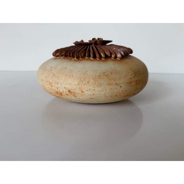 Mid-Century Modern Mid Century Organic Modern Warren Hullow Sea Form Studio Pottery Sculpture For Sale - Image 3 of 12