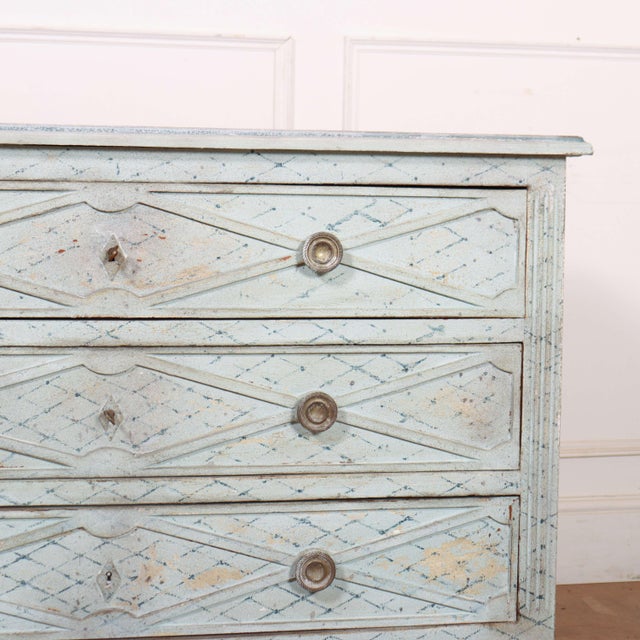 Antique Spanish Painted Commode, 1890s For Sale - Image 4 of 11