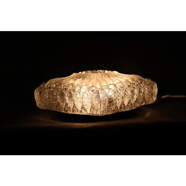 Gold Ceiling Lamp, Czechoslovakia, 1970s For Sale - Image 8 of 11