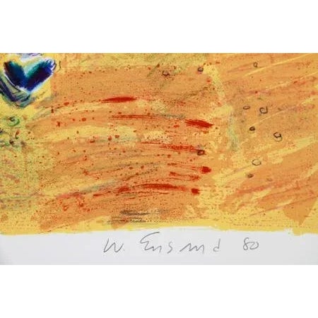 Artist: Wayne Ensrud, American (1934 - ) Title: Leaving Port Year: 1980 Medium: Lithograph, signed and numbered in pencil...