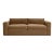 Lincoln Sofa, Toffee Performance Velvet For Sale