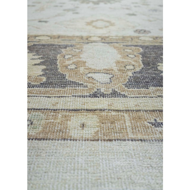 Turkish Turkish Oushak Rug 13'1" x 15'2" #20303 For Sale - Image 3 of 8