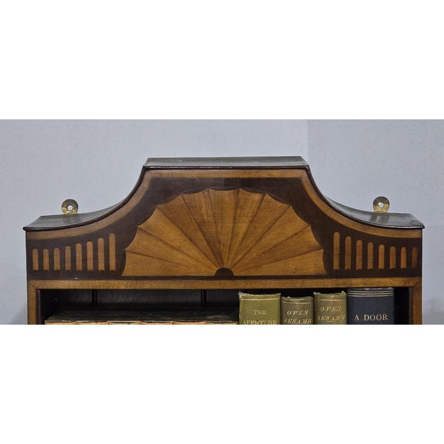 Mahogany Open Adjustable Library Bookcases, Set of 2 For Sale - Image 6 of 18