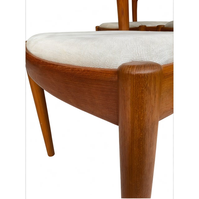 Danish Modern Dining Chairs in Teak by Niels Koefoed for Koefoeds Hornslet Møbelfabrik A/S, Denmark, 1970s, Set of 4 For Sale - Image 18 of 18