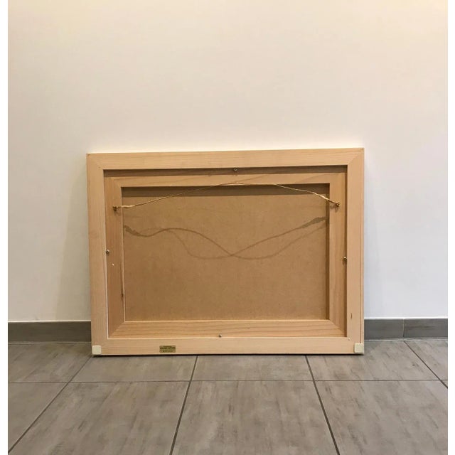 Jean Krillé, Tableau No. 57, Oil on Wood, 1970s For Sale - Image 6 of 7