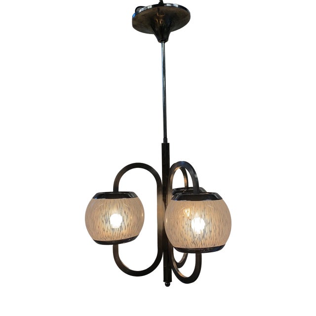 Modernist Chandelier by Nason-Moretti, 1970 For Sale