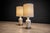 Vintage Table Lamps With Rose Motif, Unknown, 1960s - a Pair For Sale - Image 4 of 8