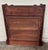 Antique Victorian Eastlake Marble Top Walnut Dresser With Mirror For Sale - Image 12 of 13