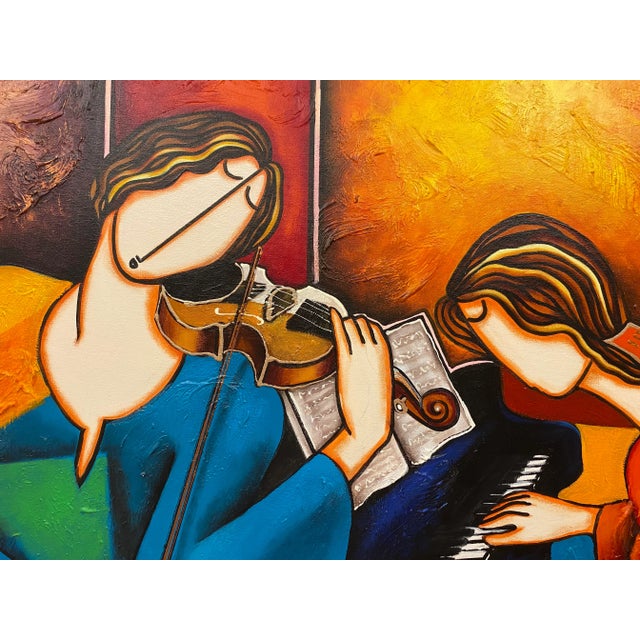 Large Charles Lee Oil on Canvas Painting 