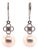 Diamond Akoya Pearl Earrings 14 Karat White Gold Certified For Sale