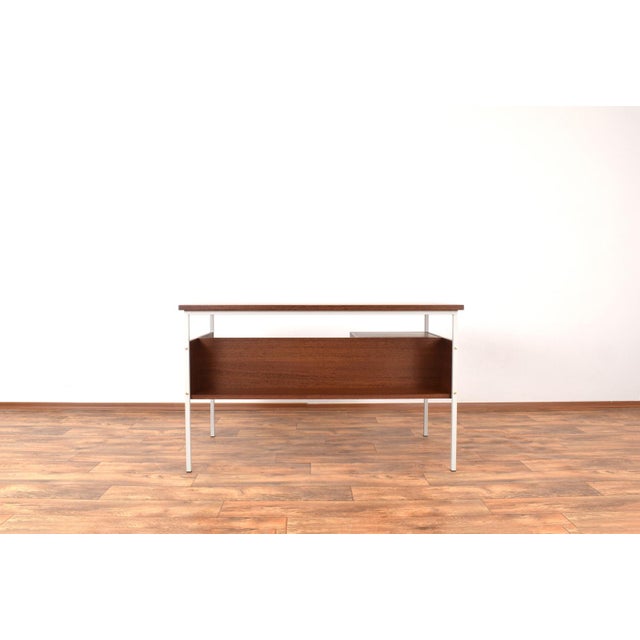 Brown Mid-Century Modern Danish Teak Desk, 1970s For Sale - Image 8 of 18