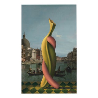 Juris Dimiters, Tango in Venice, 2014, Oil Painting & Digital Print For Sale