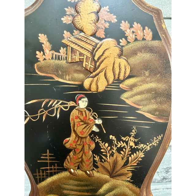 Chinoiserie Pair Chinoiserie Style Wall Sconces For Sale - Image 3 of 6