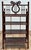 Brown Antique Mahogany Lyre Motif Bookshelf Etagere For Sale - Image 8 of 11