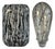 Black Graphic Pilchuk Torpedo Shaped & Rectangular Murano Style Art Glass Vases- A Pair For Sale In New York - Image 6 of 18